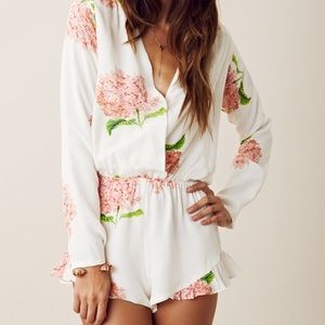 STONE COLD FOX ROSE ROMPER